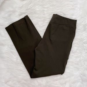 Eileen Fisher Olive Green Trousers
